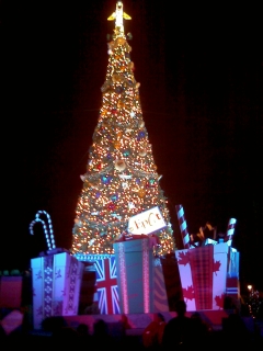 Epcot Christmas Tree